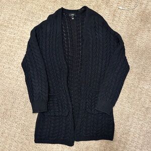 Black Knit Cardigan
